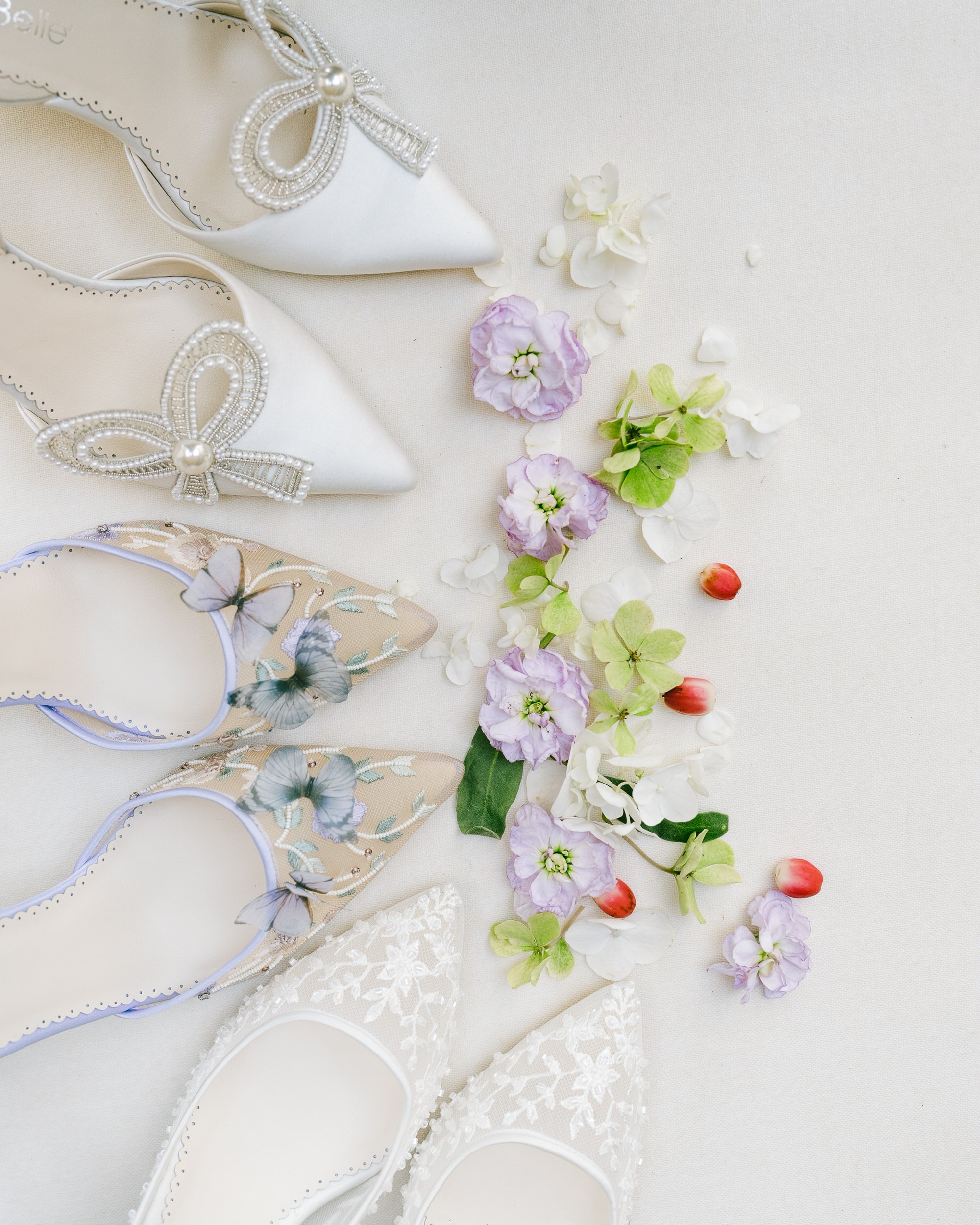 Bella Belle bridal shoes by Serenity Photography