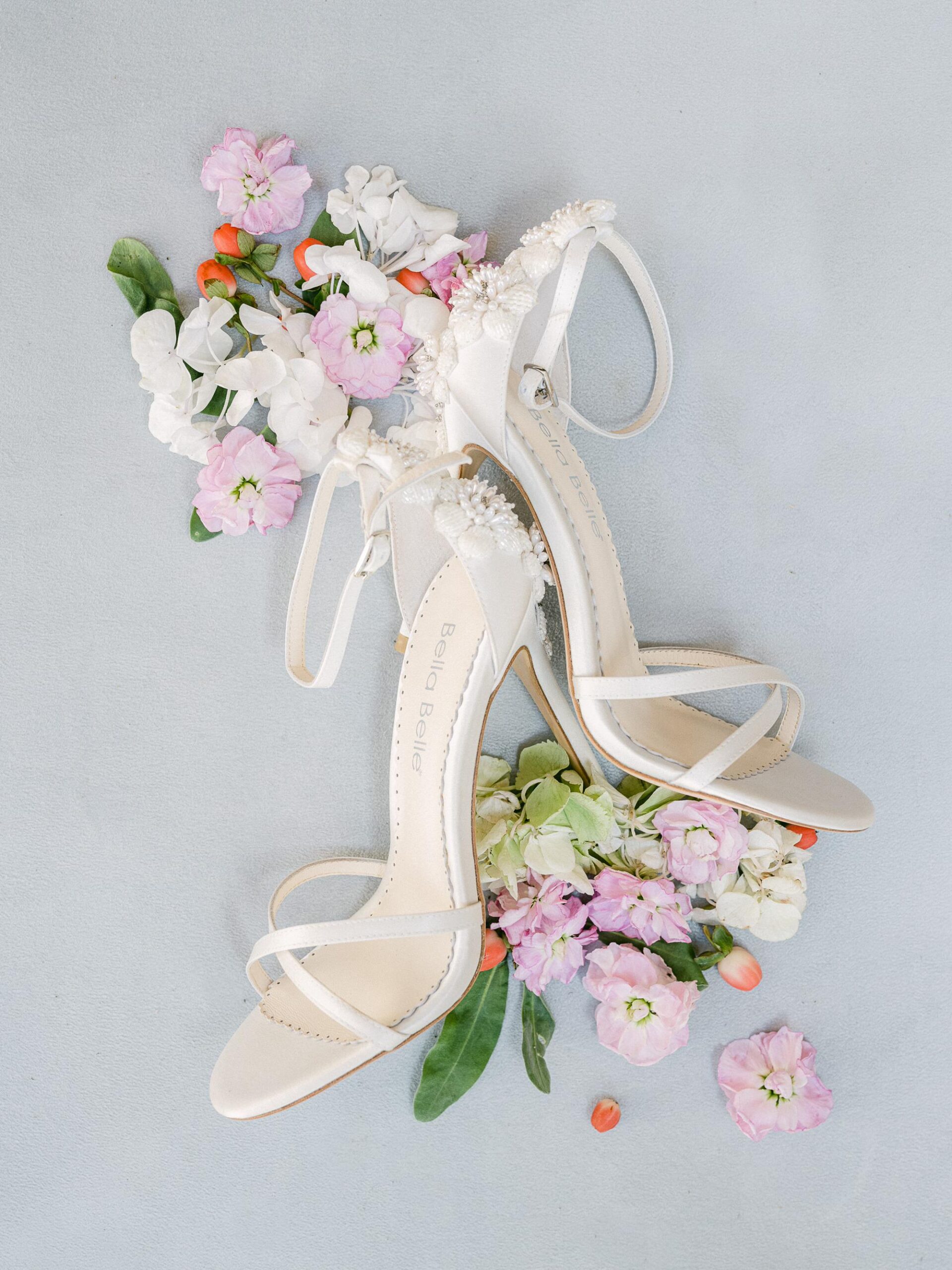 Bella Belle Gardenia bridal shoes by Serenity Photography