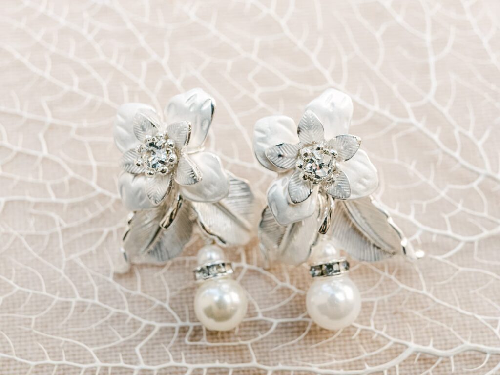 The White Collection bridal earrings